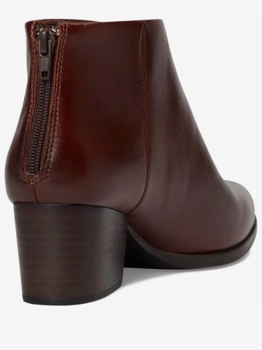 Born Kalie Leather Booties Sz 7 New Boubon Brown - Picture 4 of 8
